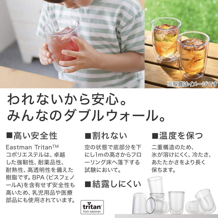 DOUBLE WALL GLASS WIDE 300ML