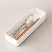 CUTLERYCASE L NBRANC WH