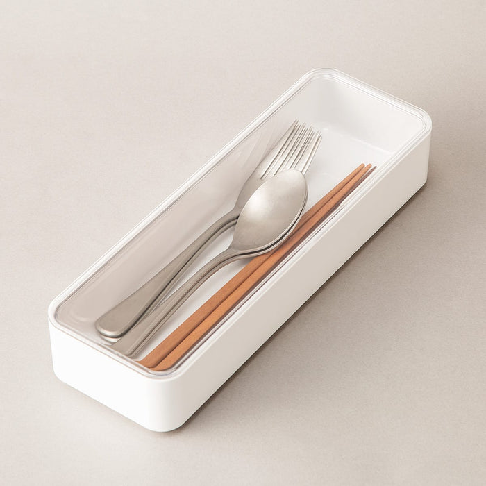 CUTLERYCASE L NBRANC WH
