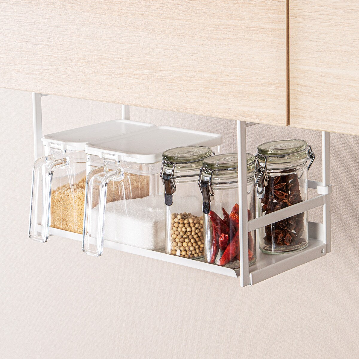 UNDERSHELF FOOD CONTAINER RACK KT-1475 WH — NITORI INDIA