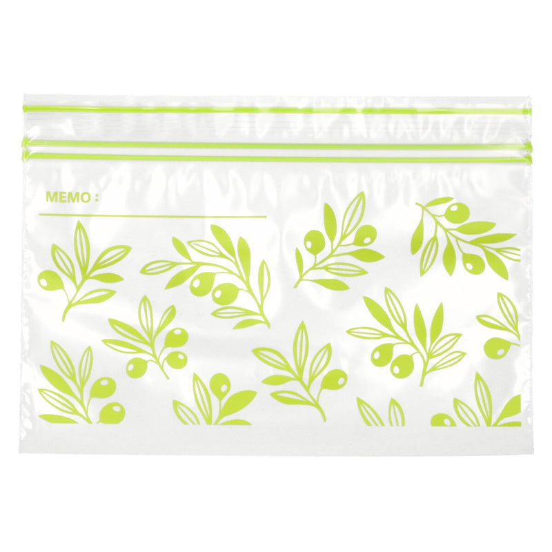 FREEZERBAG DOUBLE ZIPPER NO GUSSET SS42 TW-OLIVE