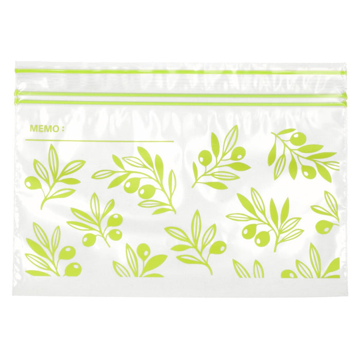 FREEZERBAG DOUBLE ZIPPER NO GUSSET SS42 TW-OLIVE