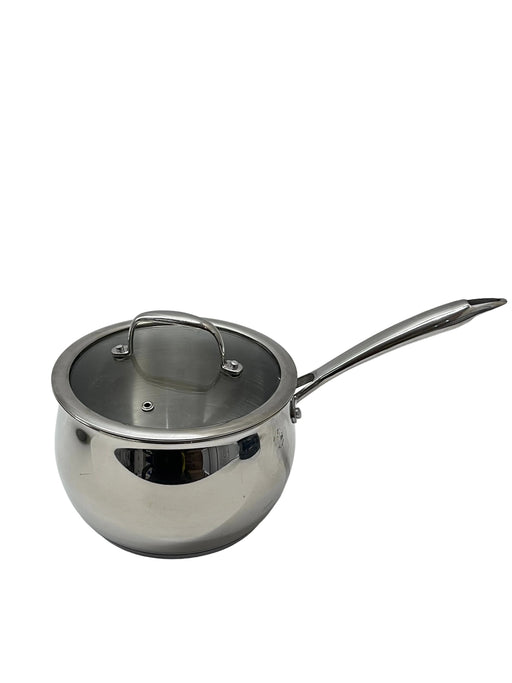 SAUCE PAN WITH GLASS LID 19cm AN