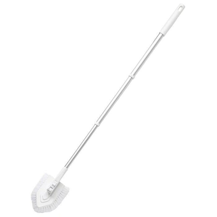 RUBBER COATED FIVER BATH BRUSH TELESCOPIC