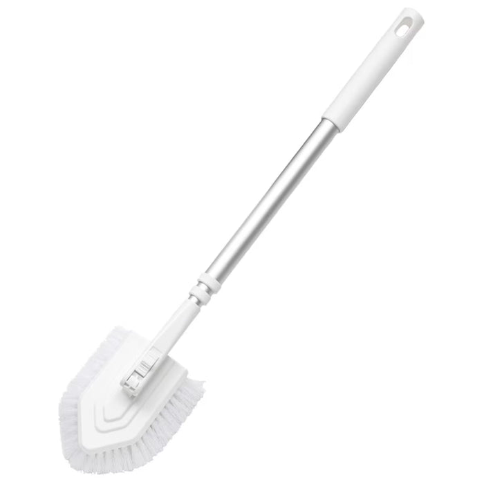 RUBBER COATED FIVER BATH BRUSH TELESCOPIC