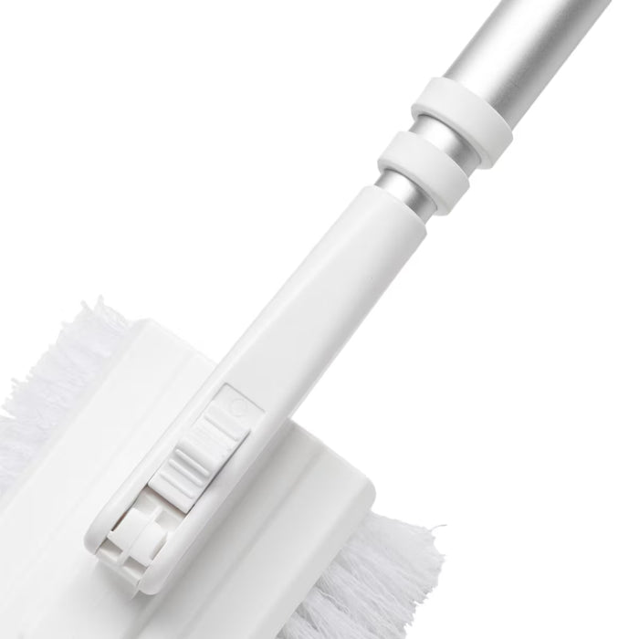 RUBBER COATED FIVER BATH BRUSH TELESCOPIC