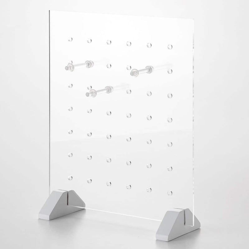 Acrylic perforated board stand S