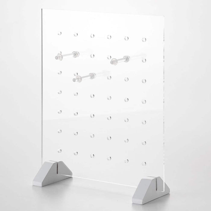 Acrylic perforated board stand S