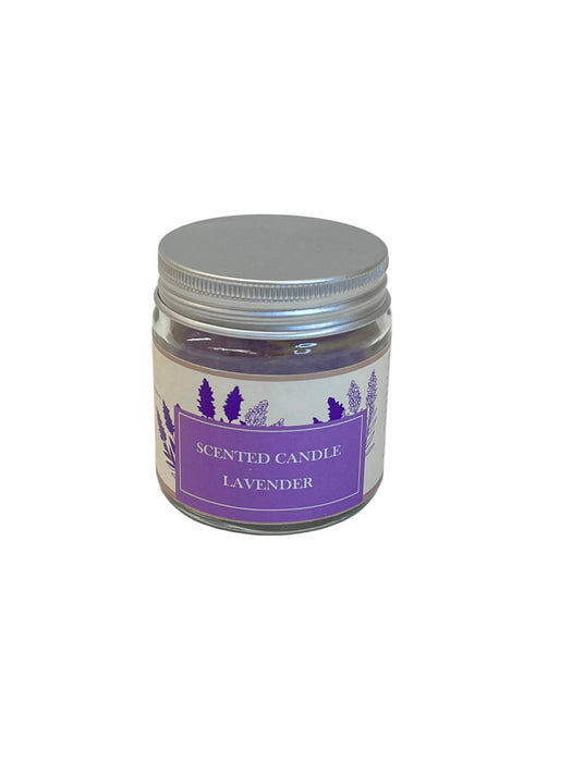 PALM WAX AROMA CANDLE IN GLASS JAR 70g LAVENDER DT