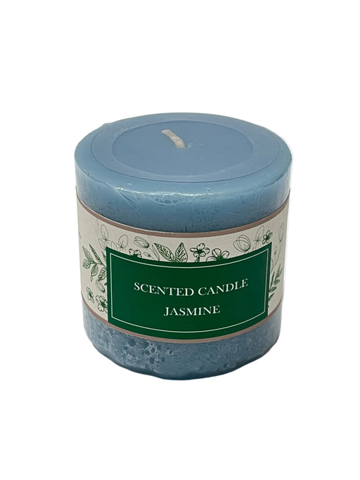 PRFN WAX RND PILLAR CANDLE 240g JASMINE DT