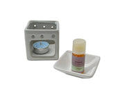 GIFT SET-TEALIGHT CANDLE/AROMA OIL/ BURNER JASMINE DT