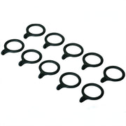 RING RUNNER FOR CURTAIN POLE NT2 BK 10PCS