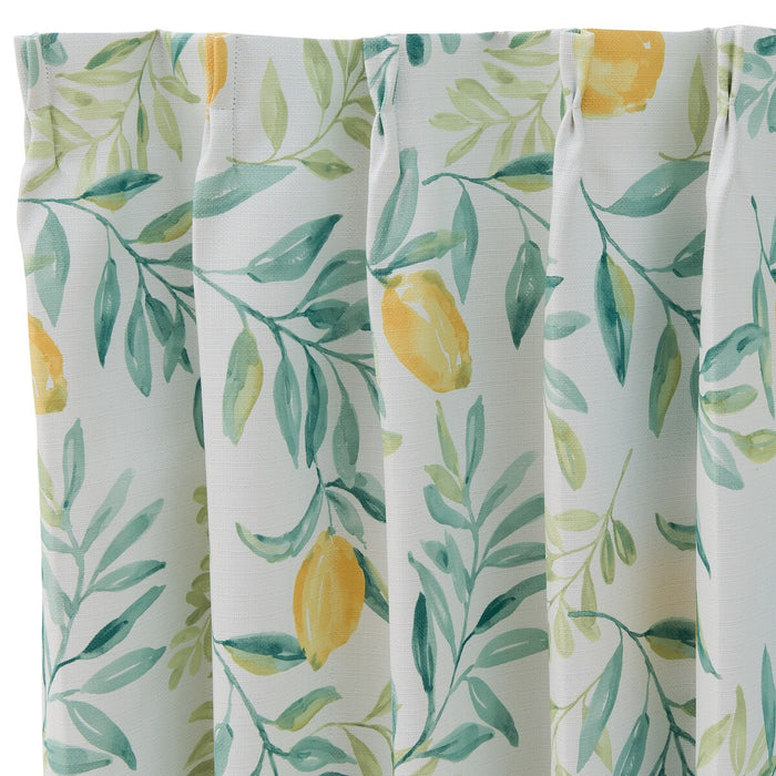 CURTAIN LEMON LEAF IN 143X160X2