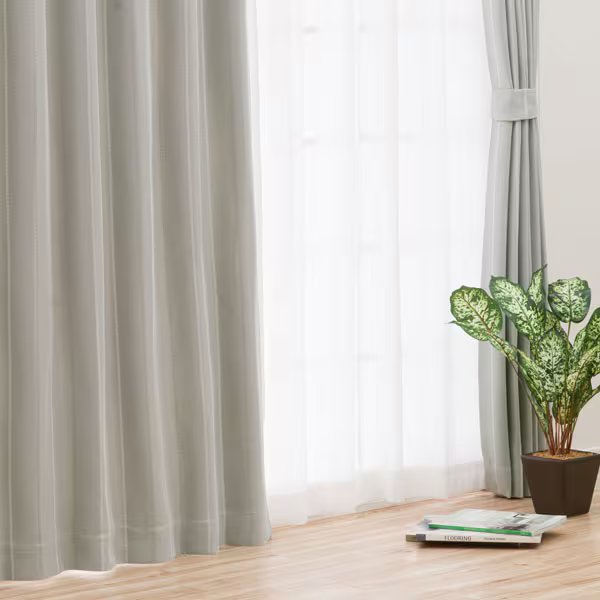 CURTAIN SLOW IN GY 143X225X2