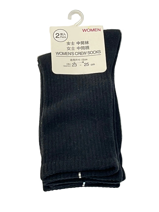 WOMEN SOCKS MID BK