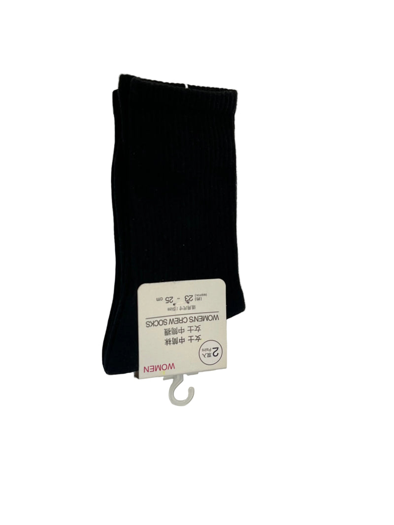 WOMEN SOCKS MID BK