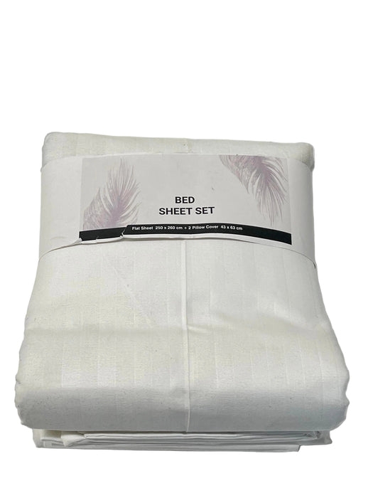 Bedsheet Set SG1651 WH INL016 K