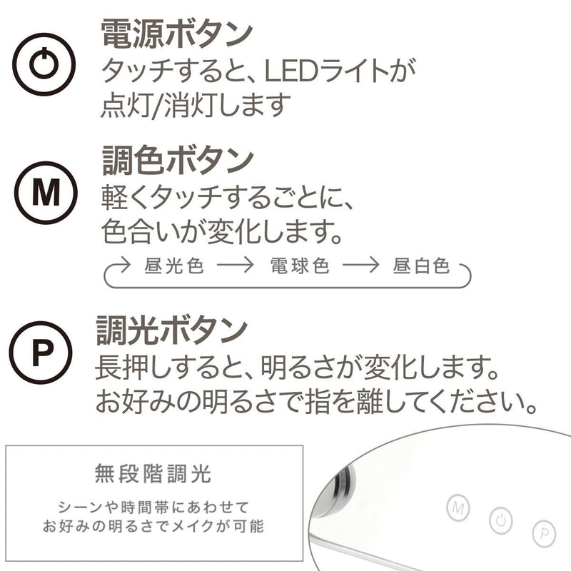 Mirror with 7 pcs lamp 115553-001