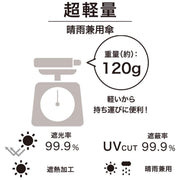 50cm TW super light folding umbrella BK
