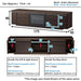 TV Cabinet Postia 175 BK