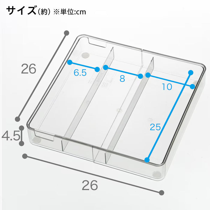 2 WAY EXTENSION CUTLERY TRAY CL N-BLANC