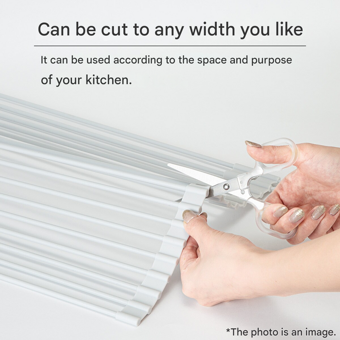 Over the sink roll up silicone drainer 5234 GY