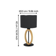 Table Lamp Combi E27 BK EG