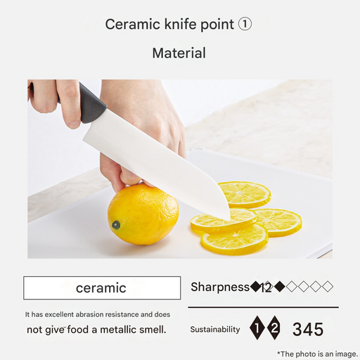 4.7 INCH WHITE CERAMIC KNIFE KY021