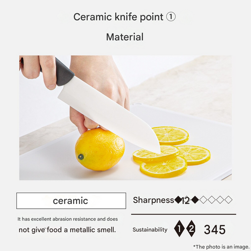 5.5 INCH WHITE CERAMIC KNIFE KY021