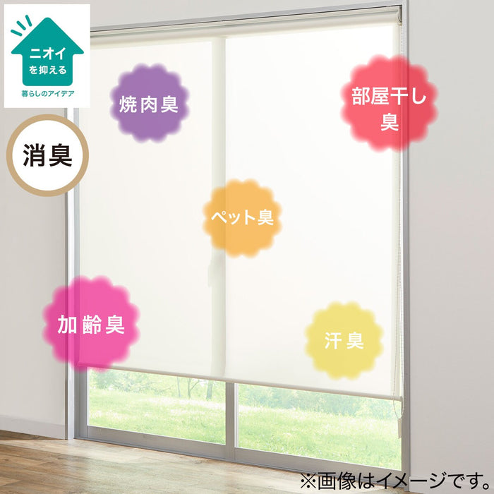 DEODORIZING ROLL SCREEN DE1 IV 180X220