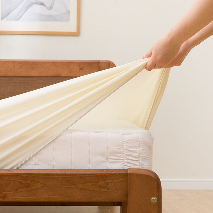 STRETCH FITTEDSHEET38 NFIT FT03 PLAIN IV WD-Q