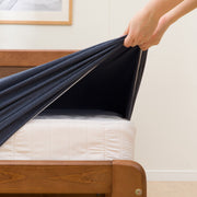 STRETCH FITTEDSHEET38 NFIT FT03 PLAIN NV WD-Q