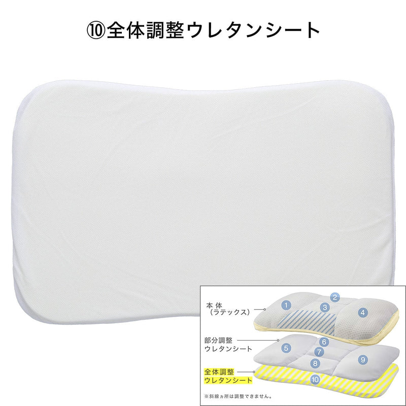 10 Ways Height Adjustable Latex Pillow
