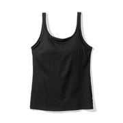 WOMEN'S SUPERCOOL RIBBED TANK TOP WITH BUILT-IN CUP BKM