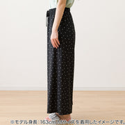 WOMEN'S COOL LONG LENGTH ROOM PANTS, DOT PATTERN M
