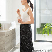 WOMEN'S COOL LONG LENGTH ROOM PANTS, DOT PATTERN L