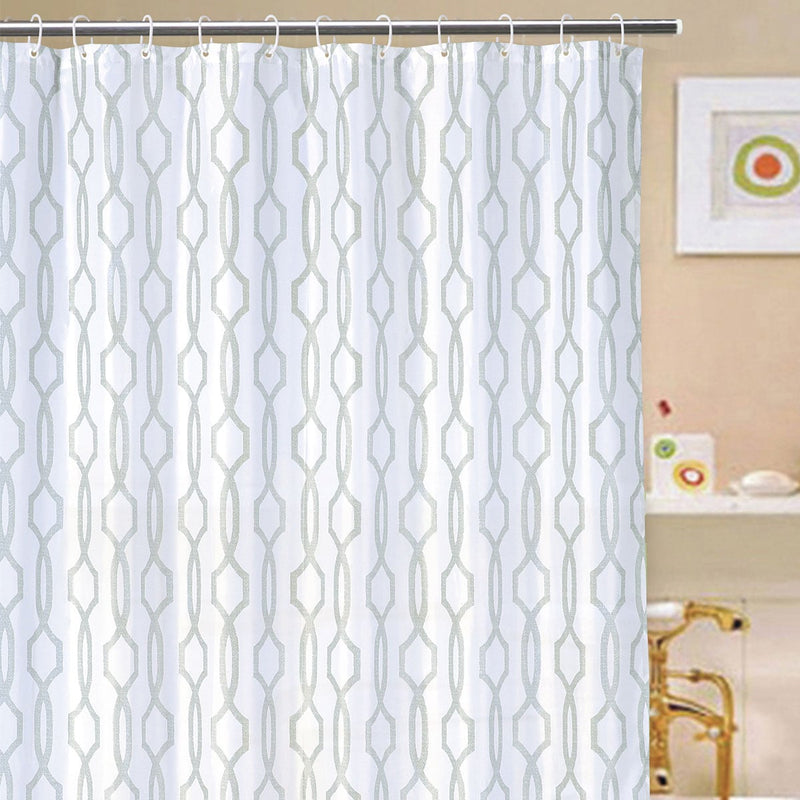 SHOWER CURTAIN GY 135X180 QE001