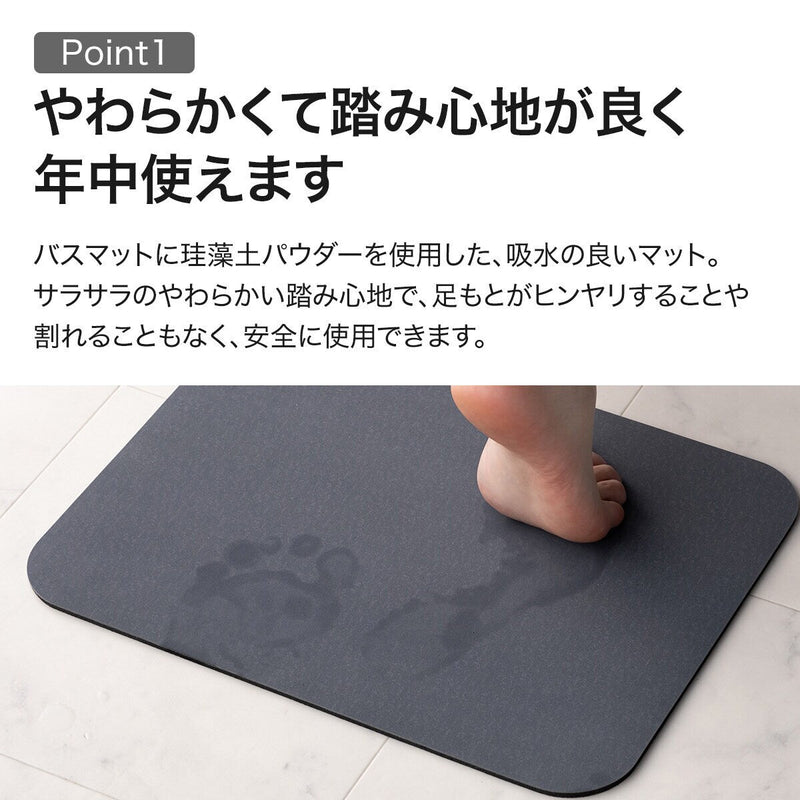 SOFT & COMFORTABLE BATHMAT 47X80 GY
