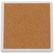 CERAMIC COASTER MARBLE WH 2PCS