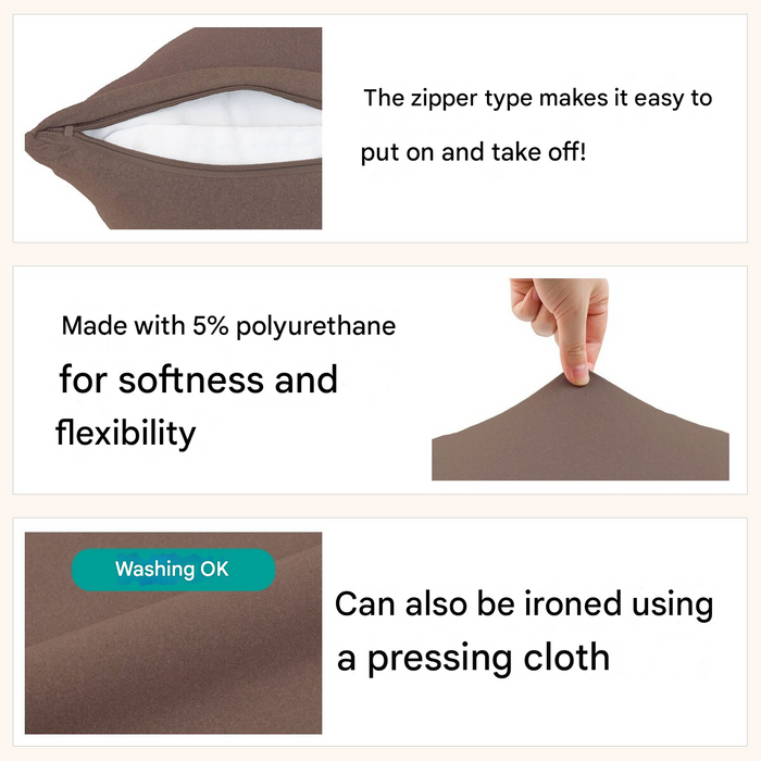 MULTIFUNCTIONAL PILLOW COVER FT03 PLAIN2 BR