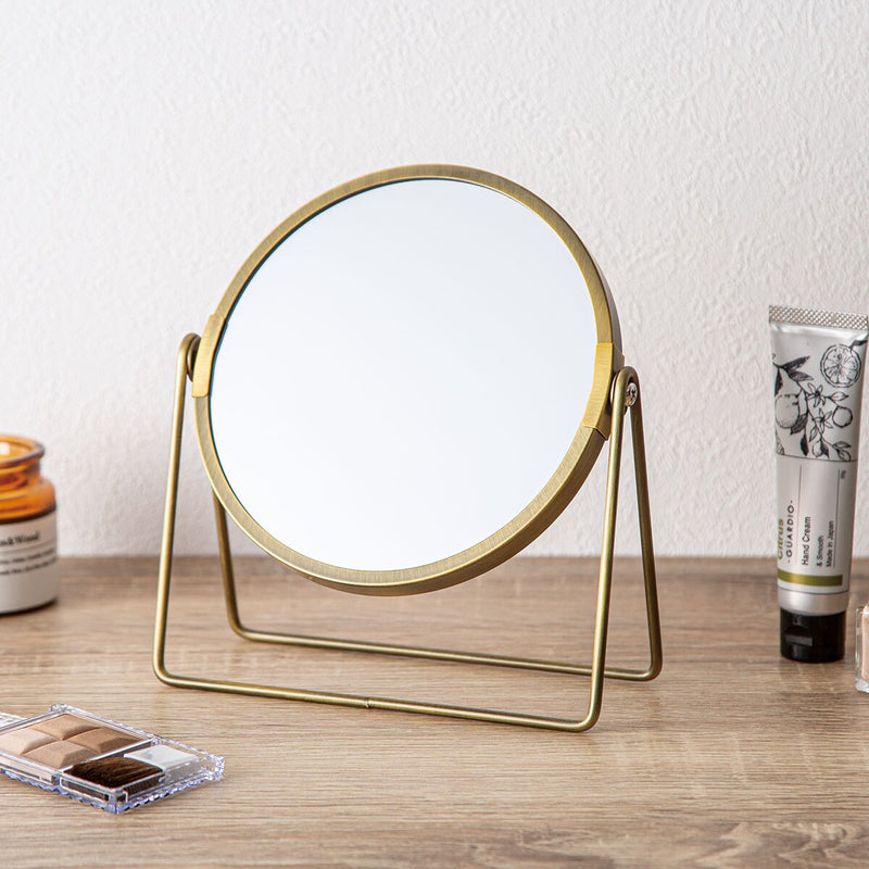 Gold Table Mirror