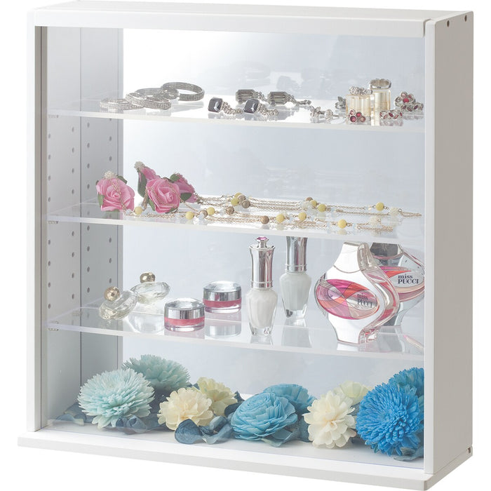 DISPLAY BOX WITH WOODEN FRAME L3 WH W40D12H40