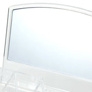 ACRYLIC COSMETIC CASE W/MIRROR LUCENT L W21.4D18.5H17