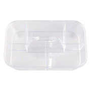 ACRYLIC STACKABLE CADDY W/HANDLE M W28D17H15