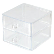 ACRYLIC COSMETIC CASE W/DRAWER LUCENT S W18D20H15
