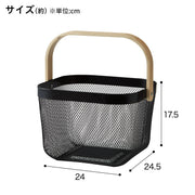 BASKET ET02 SQUARE BK