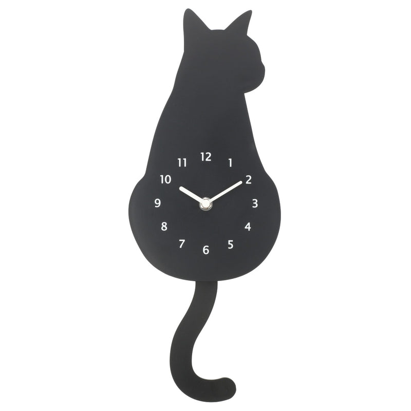 Pendulum Clock BLack Cat