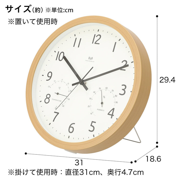WALL CLOCK FORET30RST-TH-NA