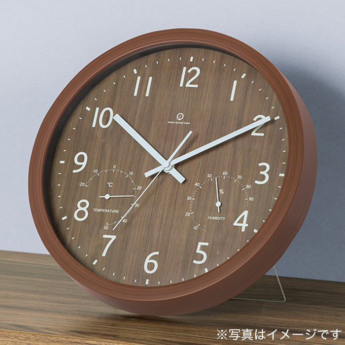 WALL CLOCK FORET30SW-TH-MBR