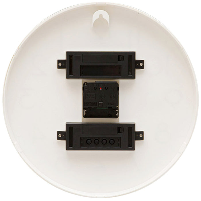 WALL CLOCK LATESSE-RST-WH